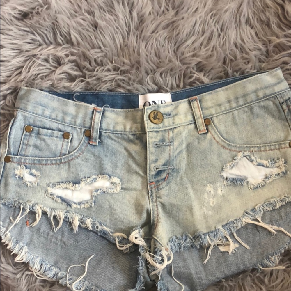 One teaspoon Bonita denim shorts 28